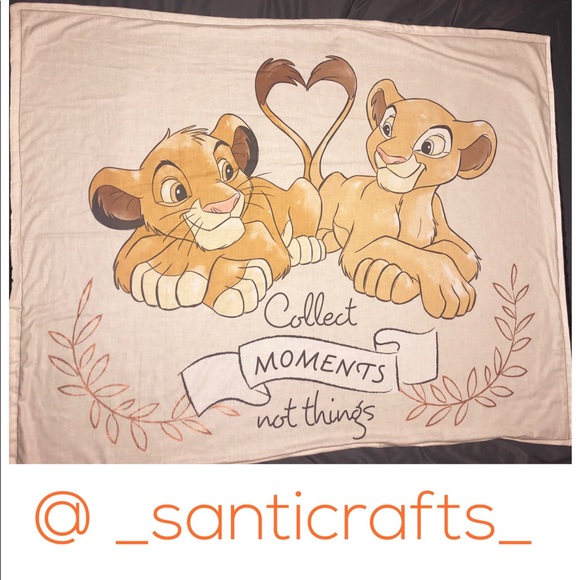 lion king security blanket